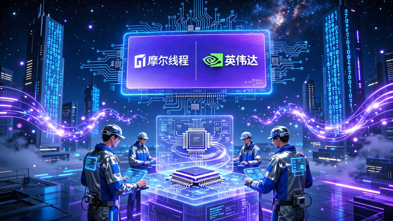 摩尔线程上市后打出第一张牌：把对标英伟达写进技术路线图？