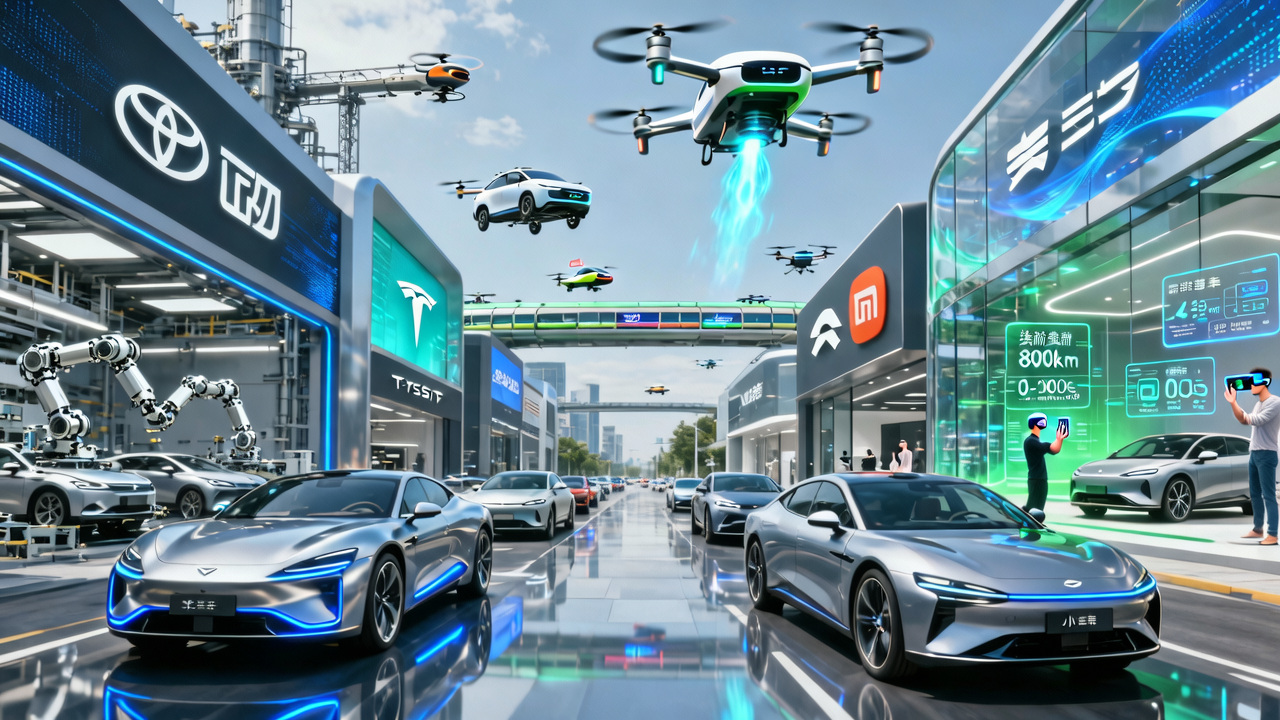 2025新能源战国志：传统巨头扩张、新势力洗牌与跨界者破局