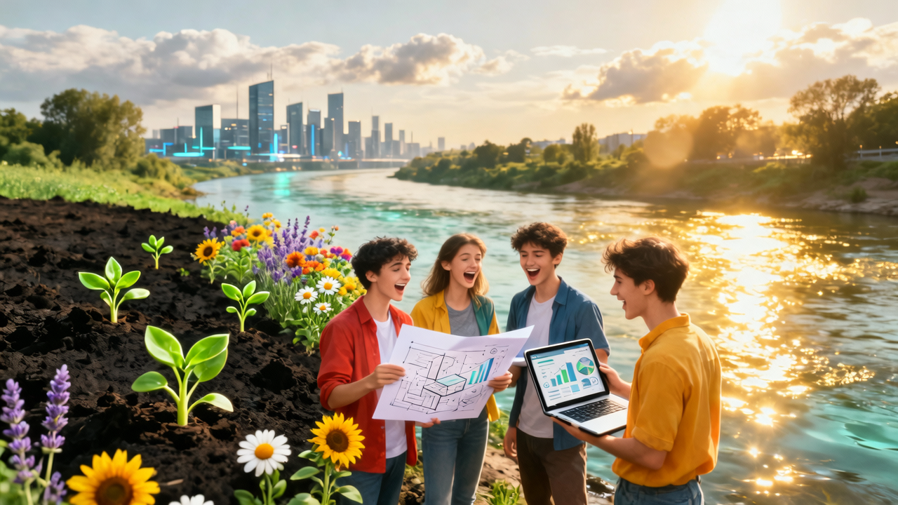 江水边的创新土壤