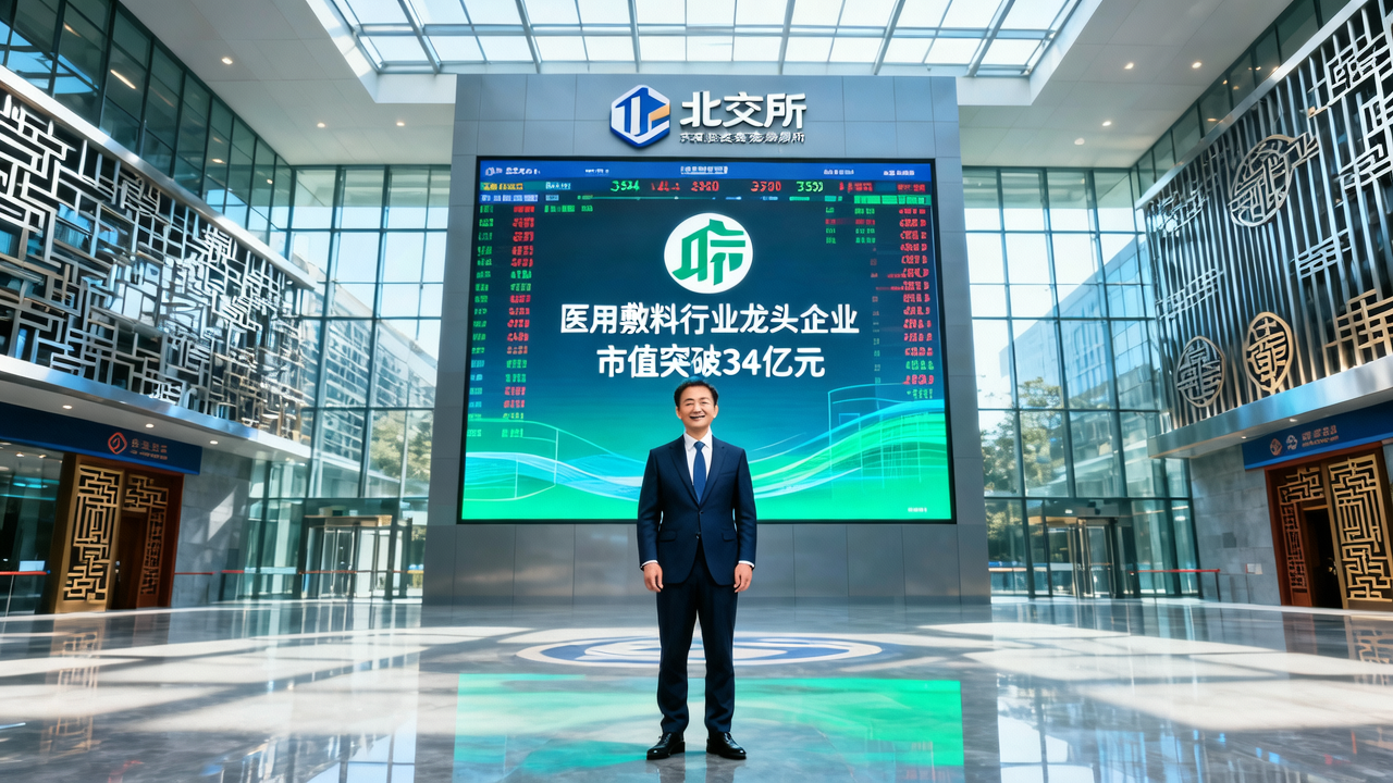 刚刚，北交所敲钟！医用敷料龙头市值超34亿元