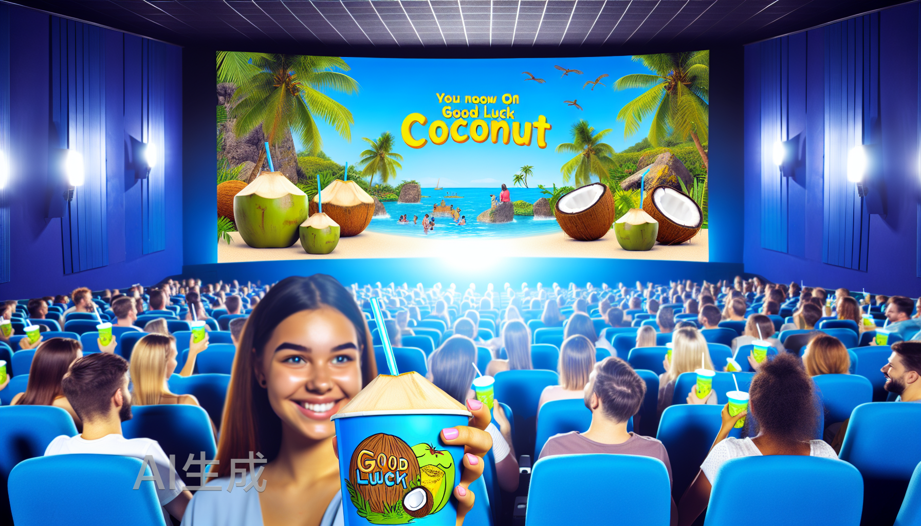 在影城里卖椰子水，真的是门好生意吗？