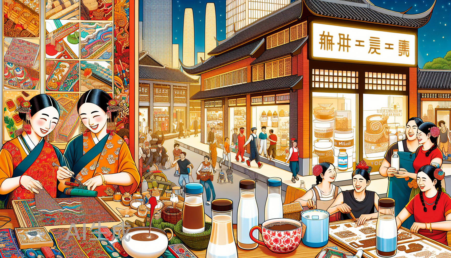 星巴克、认养一头牛都在跟，“小众非遗”火了？