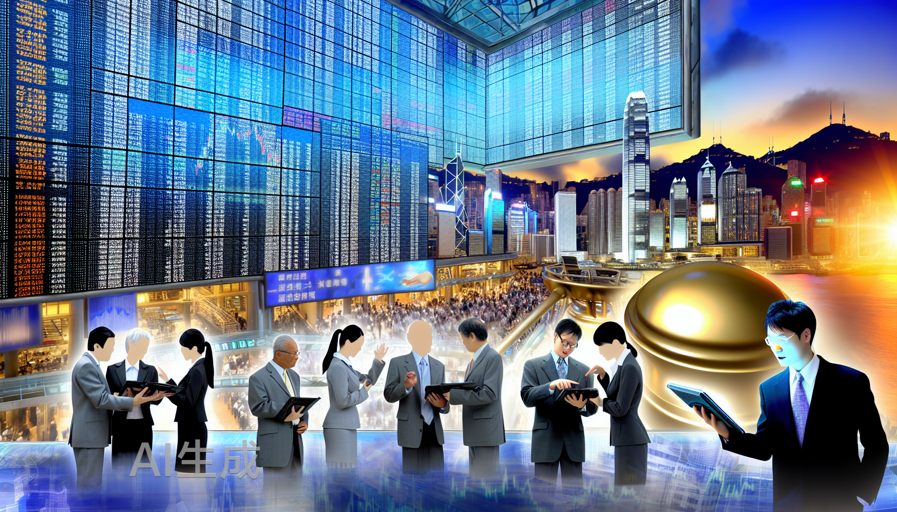 中环锣声：AI智能精英们扎堆港股的100天