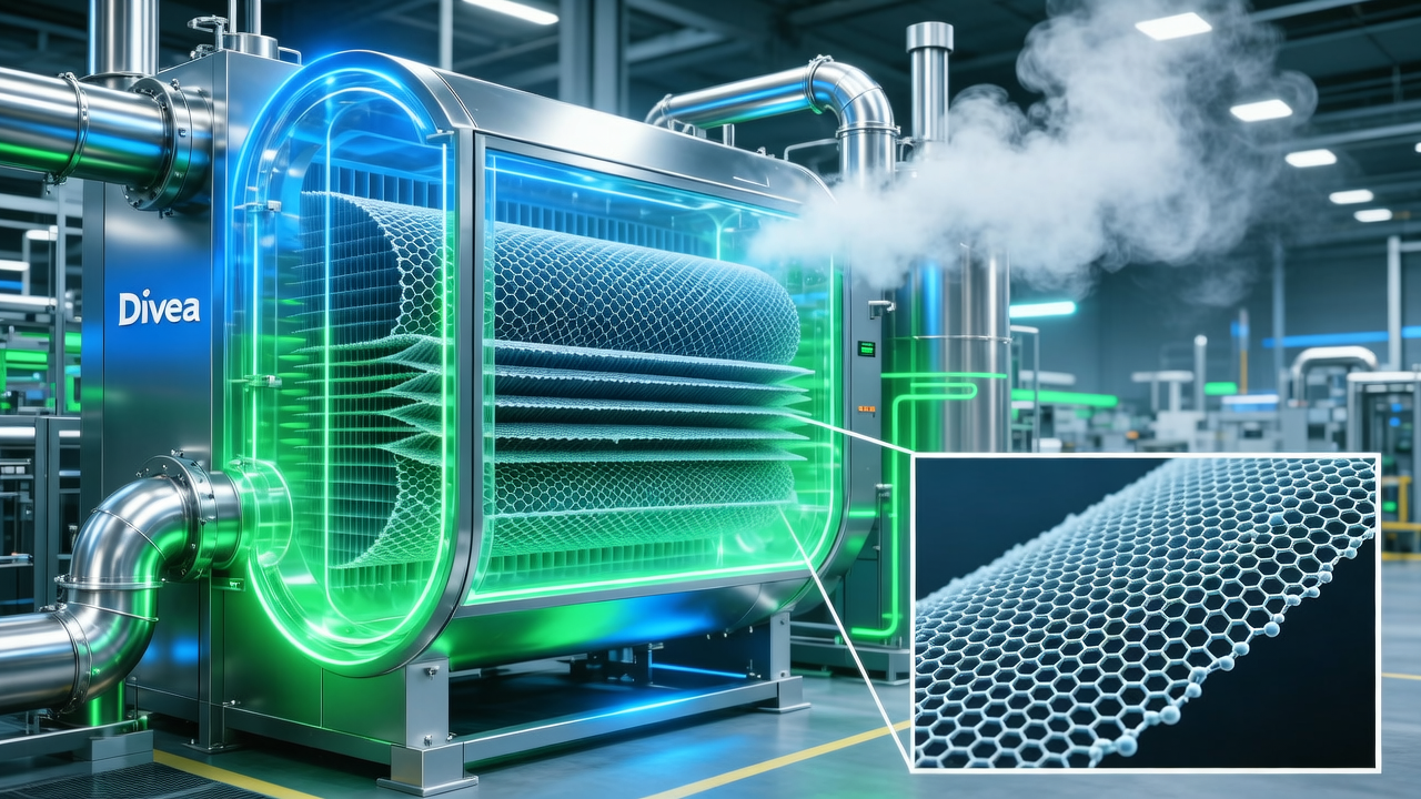 瑞士清洁科技公司Divea研发石墨烯过滤器，从工业废气中分离捕获二氧化碳