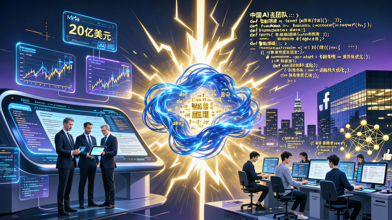 20亿美元豪掷中国AI团队！Meta的“闪电收购”，暴露了硅谷AI的集体焦虑