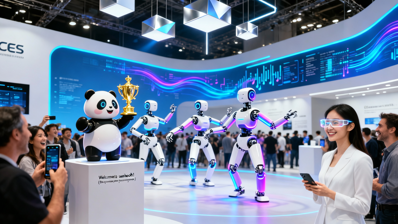 CES变成中国科技秀：机器人跳舞、熊猫获奖、眼镜会说话