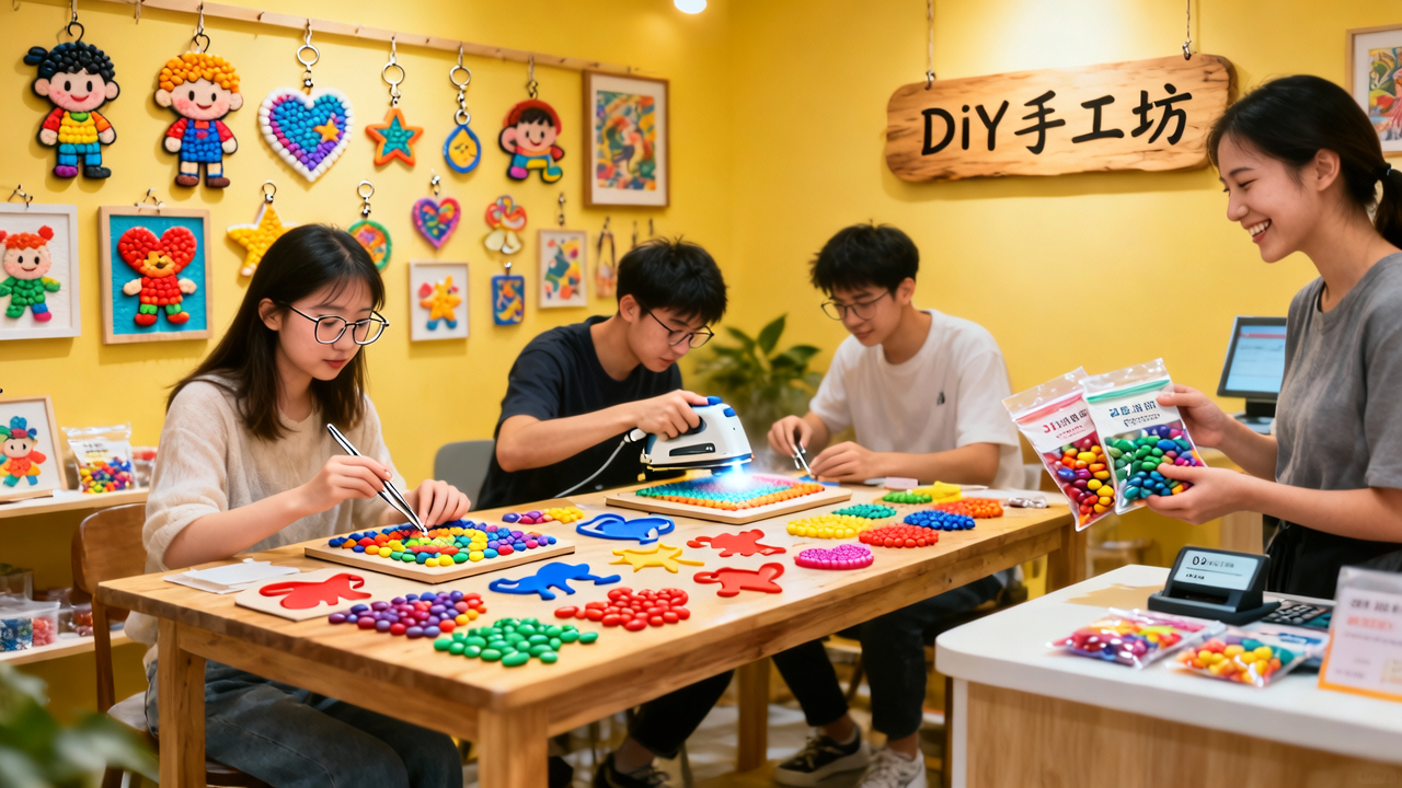 沉迷拼豆的年輕人，讓誰賺到了？