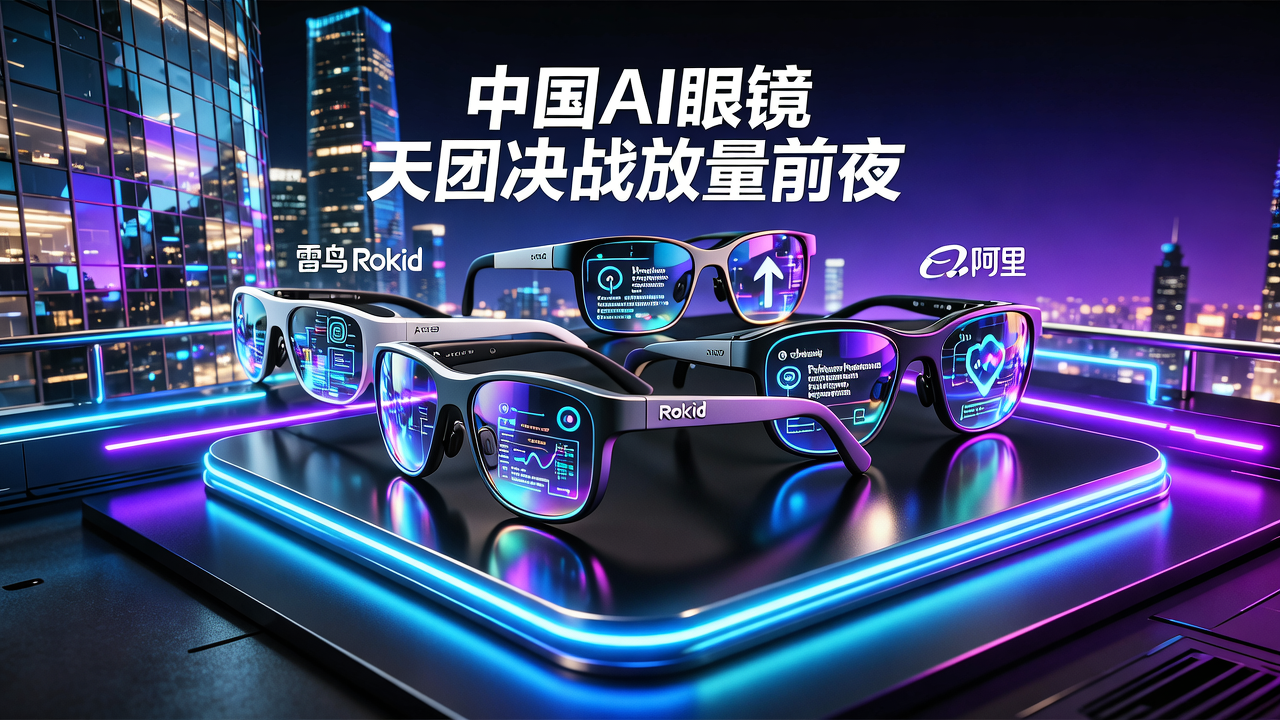 雷鳥、Rokid、阿里集體出擊：中國AI眼鏡天團(tuán)決戰(zhàn)放量前夜