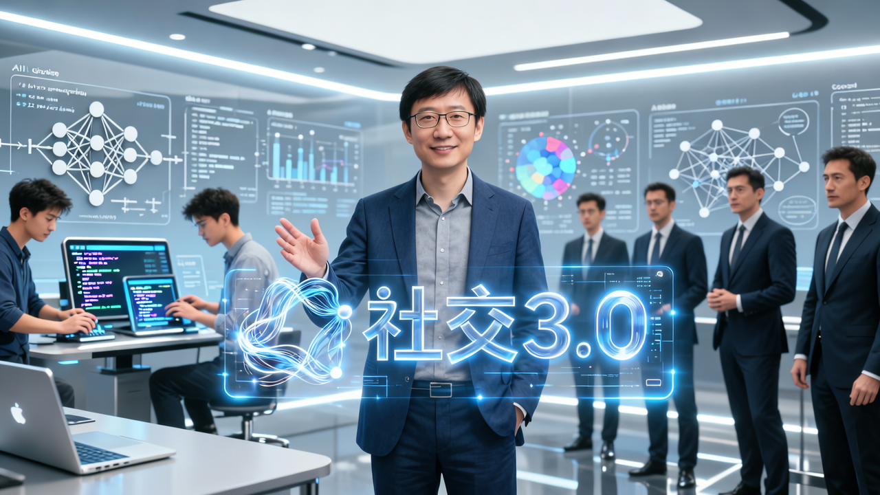 小馬哥的社交3.0進(jìn)擊，社交法寶在AI圈靈不靈？