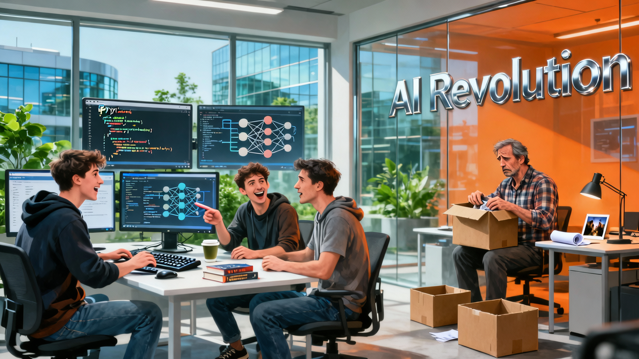 硅谷悖论：AI裁员浪潮下的狂欢与阵痛