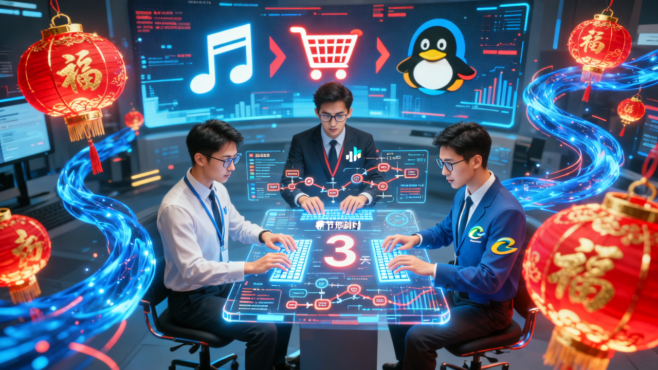 大厂AI竞速，字节、阿里、腾讯“血拼”春节档