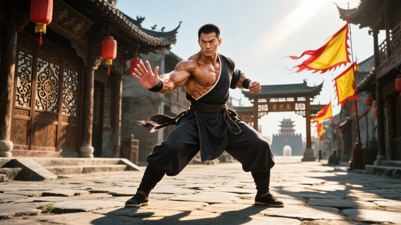 一身腱子肉的通云哥，出来混江湖了