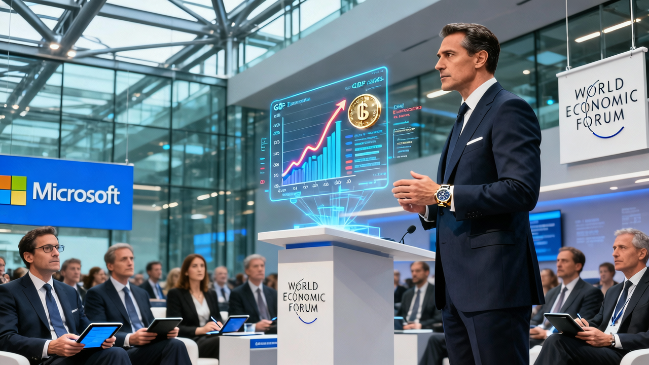 GDP增长将取决于Tokens数量？微软CEO纳德拉达沃斯对话信息量太大了……