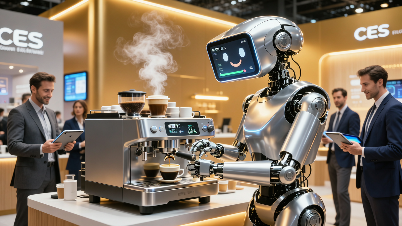 当咖啡机器人席卷CES：一场商用具身智能的消费革命