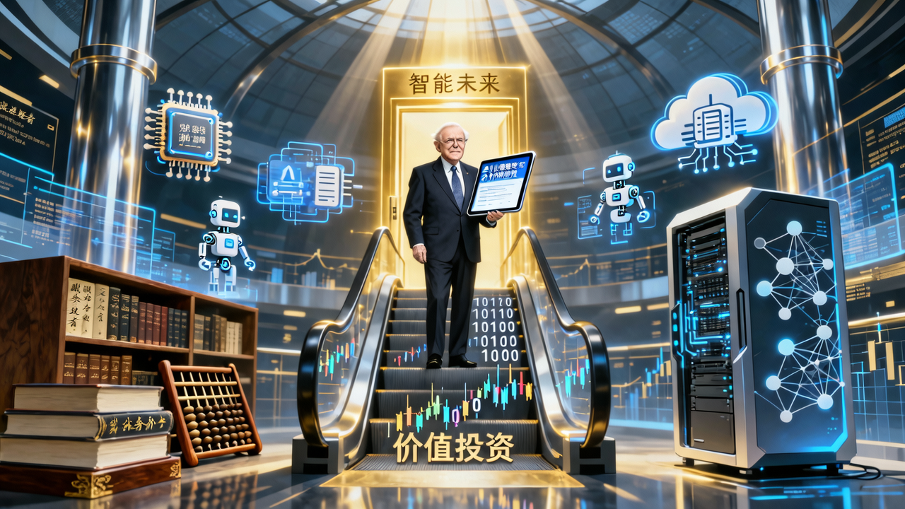巴菲特的自动扶梯，直击AI投资狂潮的要害