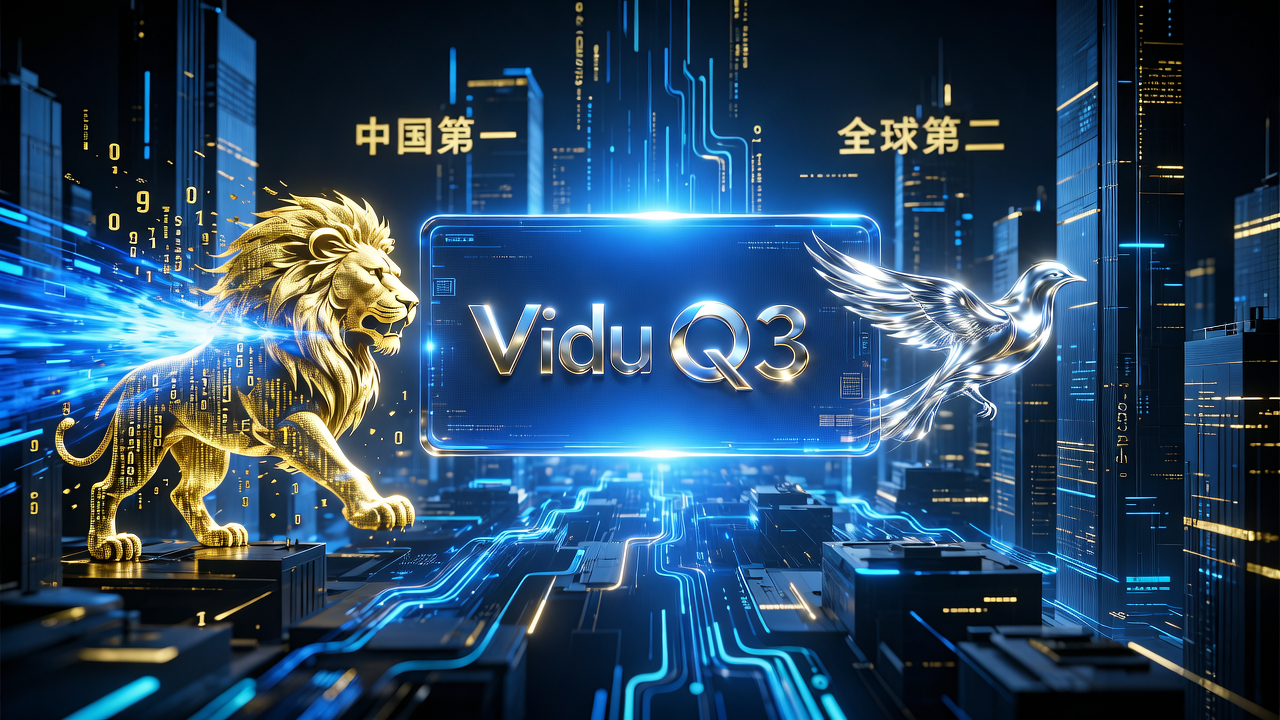 殺到全球第二、中國第一，Vidu Q3憑什么硬剛Grok、吊打Sora2？