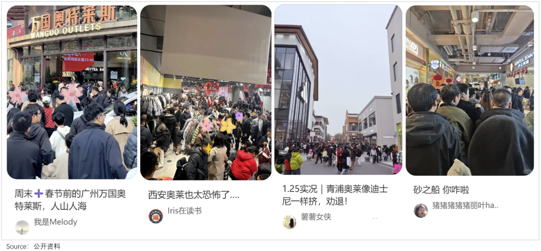 春节扫货的中老登，挤爆奥特莱斯