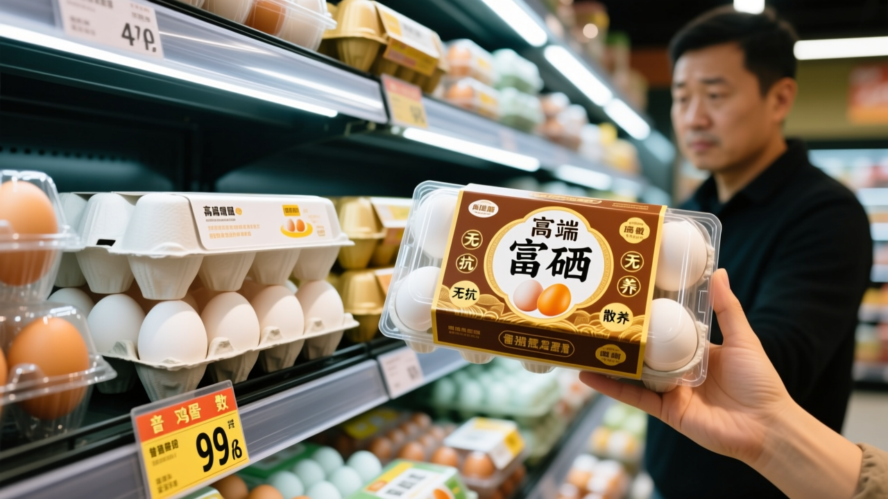 鸡蛋刺客？富硒、无抗……多几个字就贵几倍