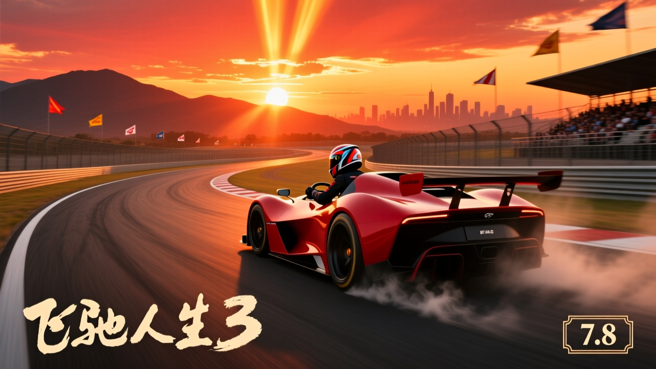 抖音评分7.8，《飞驰人生3》给了这个系列最浪漫的注脚