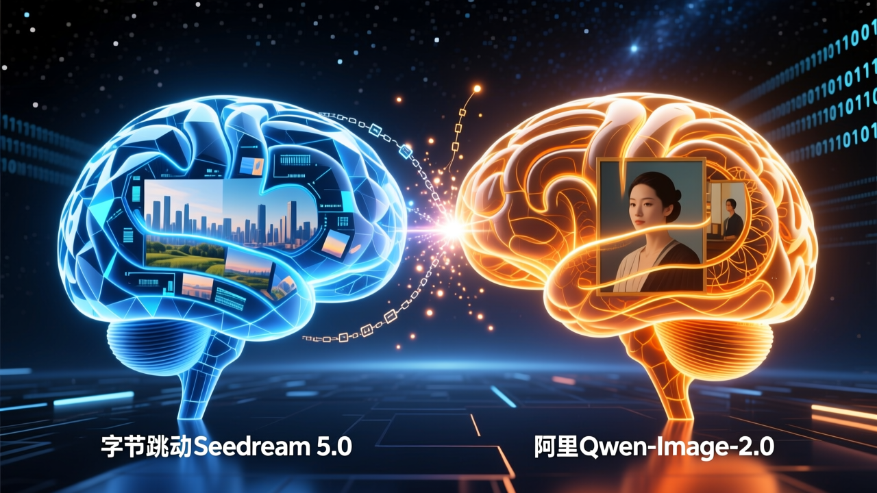 神仙打架！阿里字节同日发布AI生图新品：Seedream 5.0 Preview vs Qwen-Image-2.0