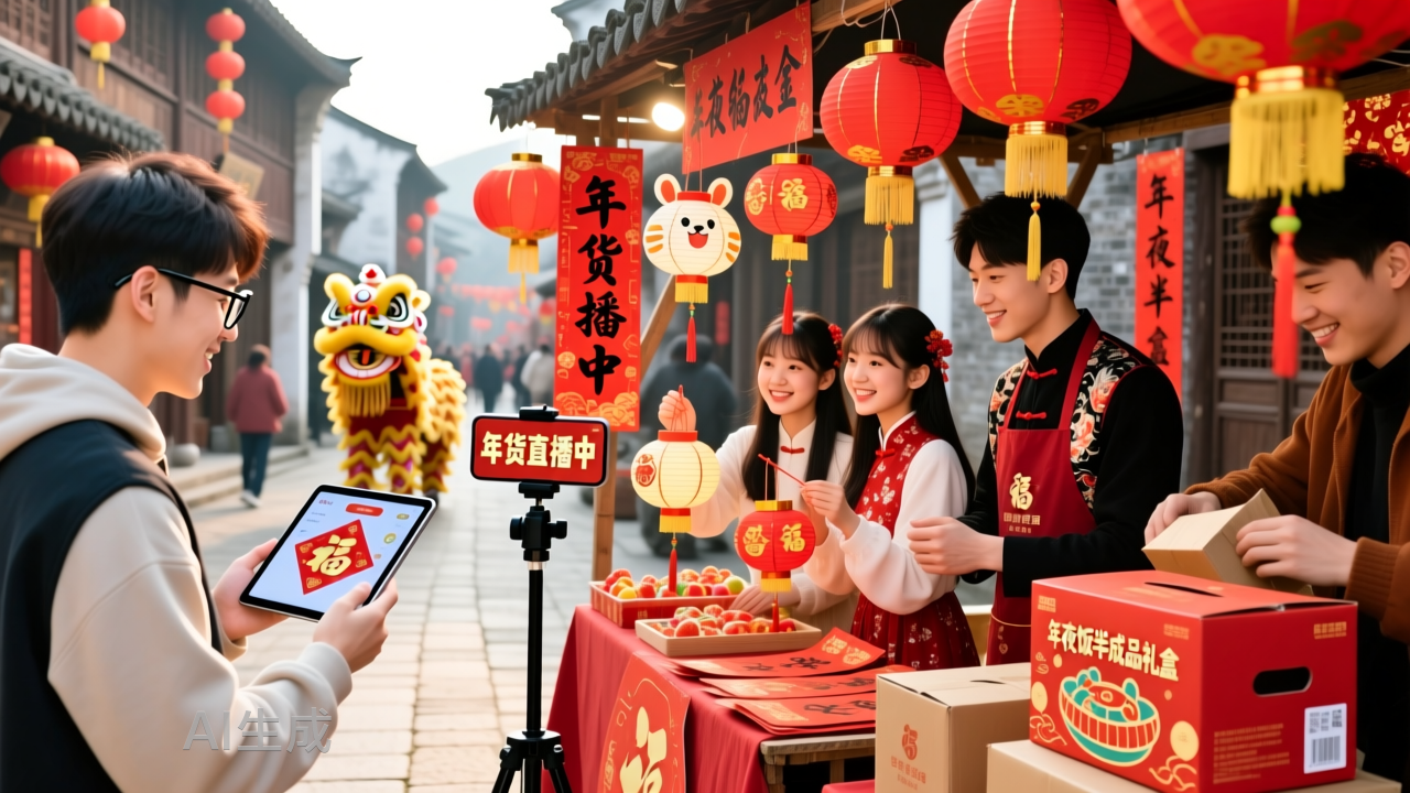 这届年轻人，把春节的每个缝隙都变成了生意