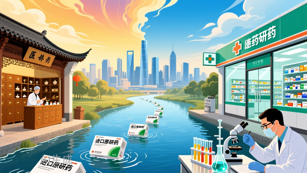 不到一成原研药中标国采接续，中国医药市场硬核换血时代早已到来