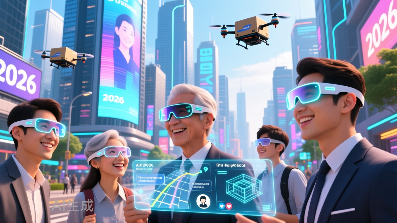 华为、字节、Meta同台竞技，AI眼镜势必记住2026这一年