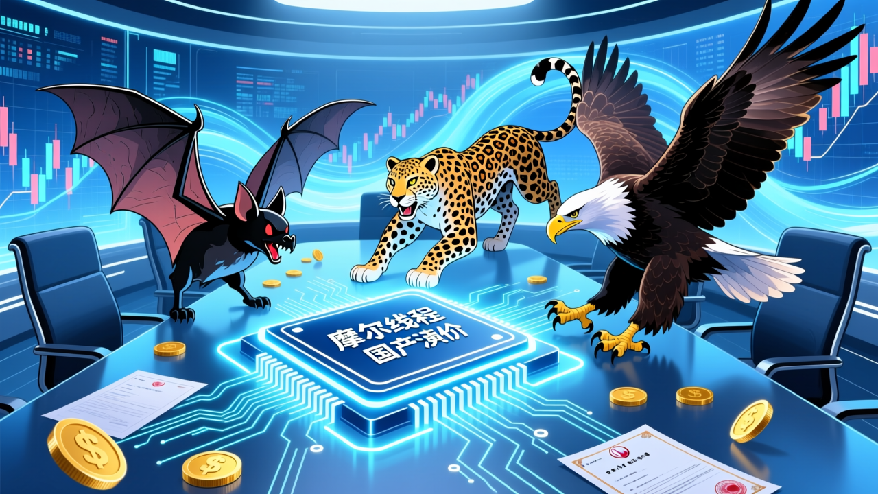 BAT抢食摩尔线程国产溢价