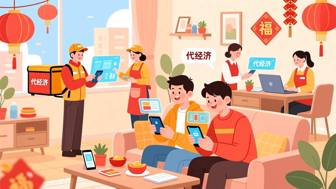 “代经济”兴起，解了年轻人的春节焦虑？