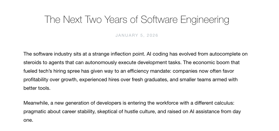 键盘长草，编程已死，agentic engineering时代已至