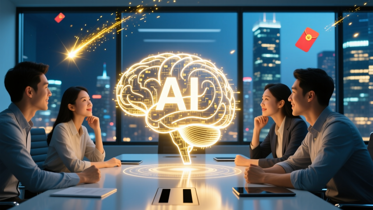 红包大战一声炮响，AI应用拐点已经到来？