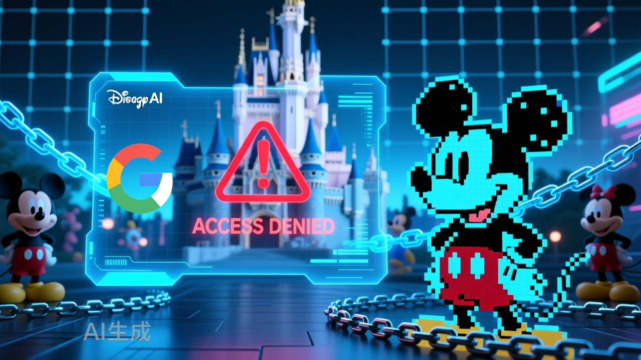 谷歌AI拒生迪士尼角色：版权博弈引发行业连锁反应