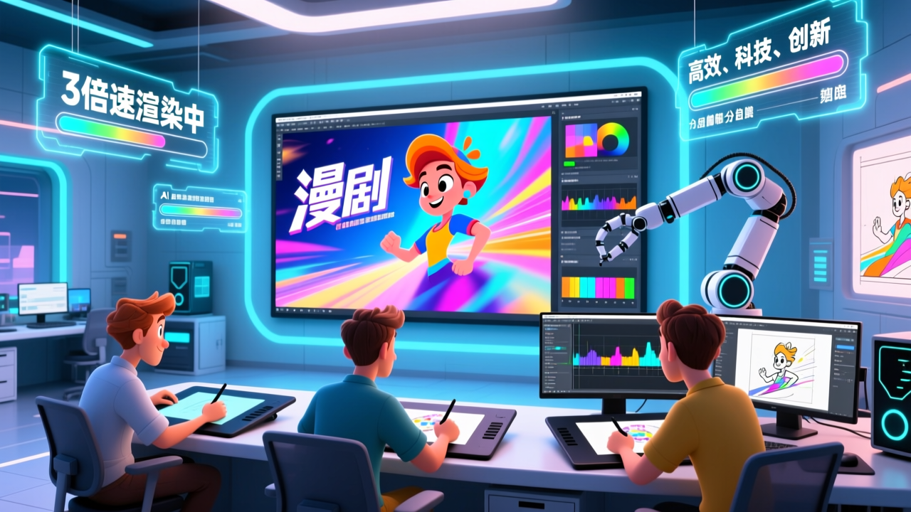 互联网大厂布局漫剧野心：3倍速出片，3个人干50人的活