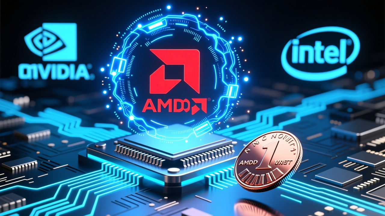 AMD罕见“卖身”，1美分锁定两大AI巨头