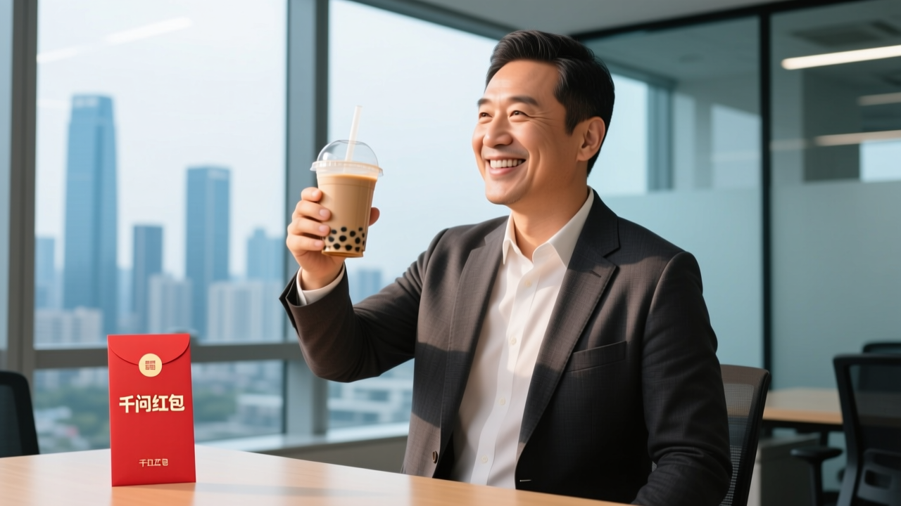 马云用千问红包，敬了王兴一杯奶茶