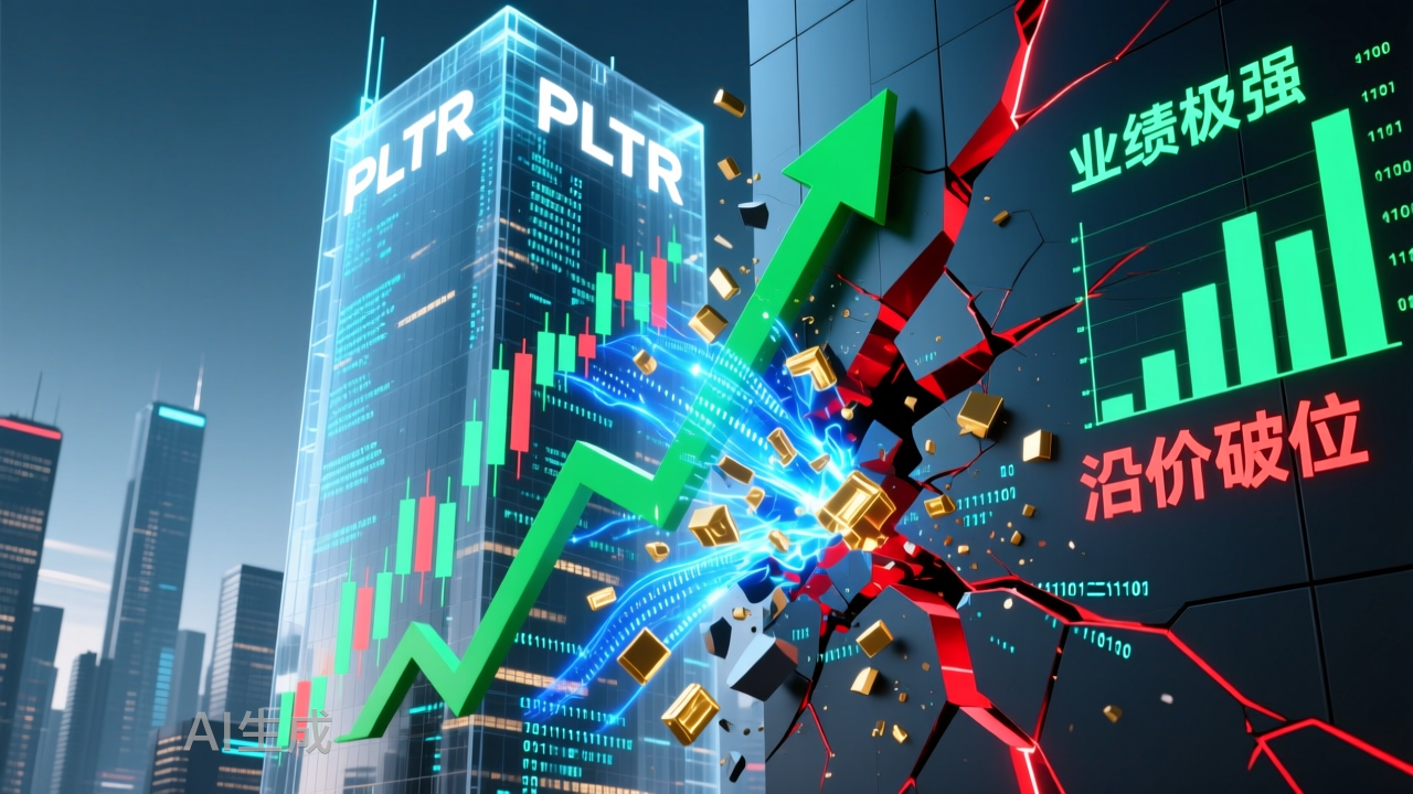业绩极强，股价破位：Palantir 撕开了“AI应用层”的最残酷真相