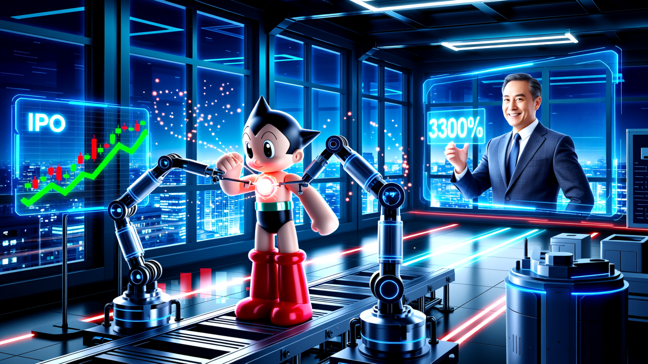 阿童木冲击“工业机器人第一股”，瓜子老板大赚3300%