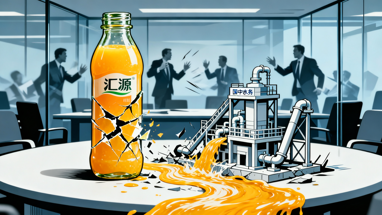 匯源內(nèi)斗，國中水務(wù)受傷