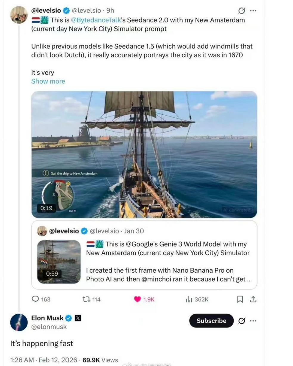 “2分钟科幻片成本330元”：影视圈被Seedance 2.0 打懵了