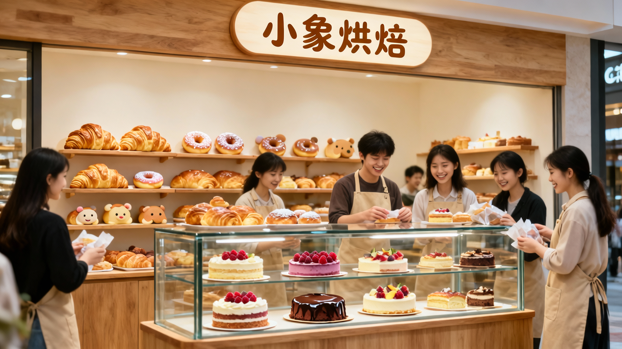 独家｜小象烘焙开设线下店，巨头们沉迷在螺蛳壳里做道场