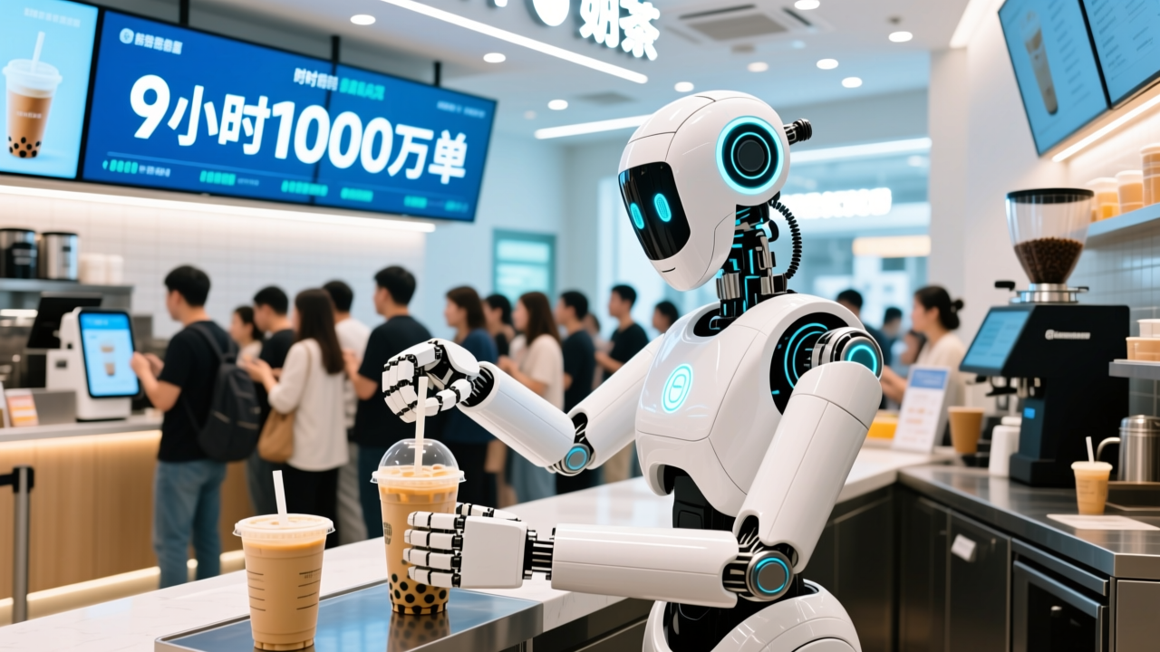 9小时1000万单，AI“干崩”奶茶店背后的冷思考