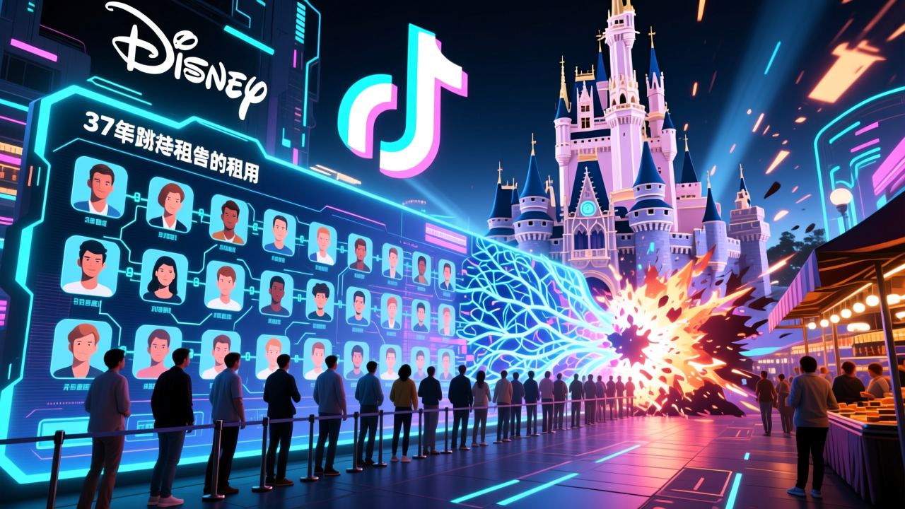 37万人把自己租给AI、迪士尼向字节“开战”