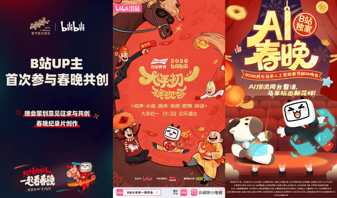 登央视春晚、办“喜人春晚”，B站能抢占到春节注意力吗？