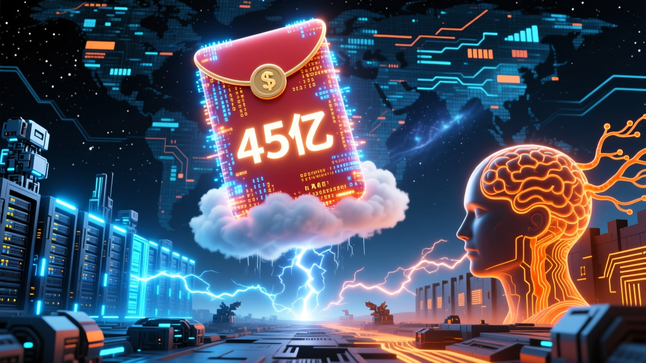 三巨头的45亿红包，隐藏着AI战争的资本公式
