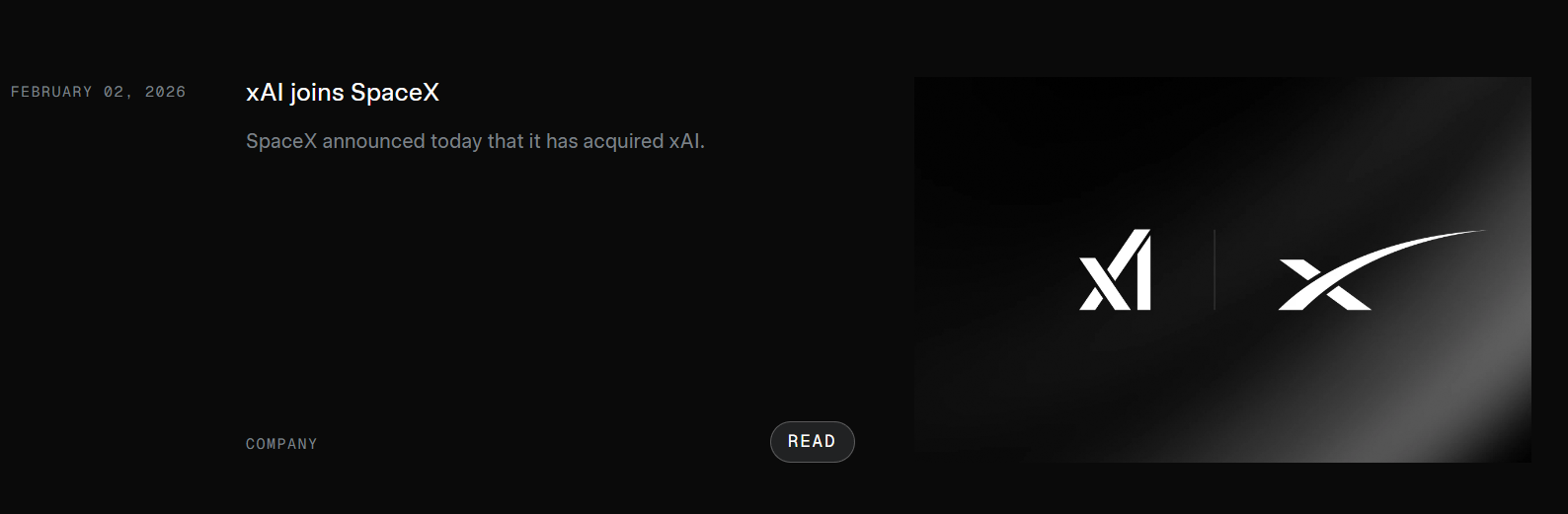 SpaceX并购xAI，太空AI才是马斯克的终极赌注？