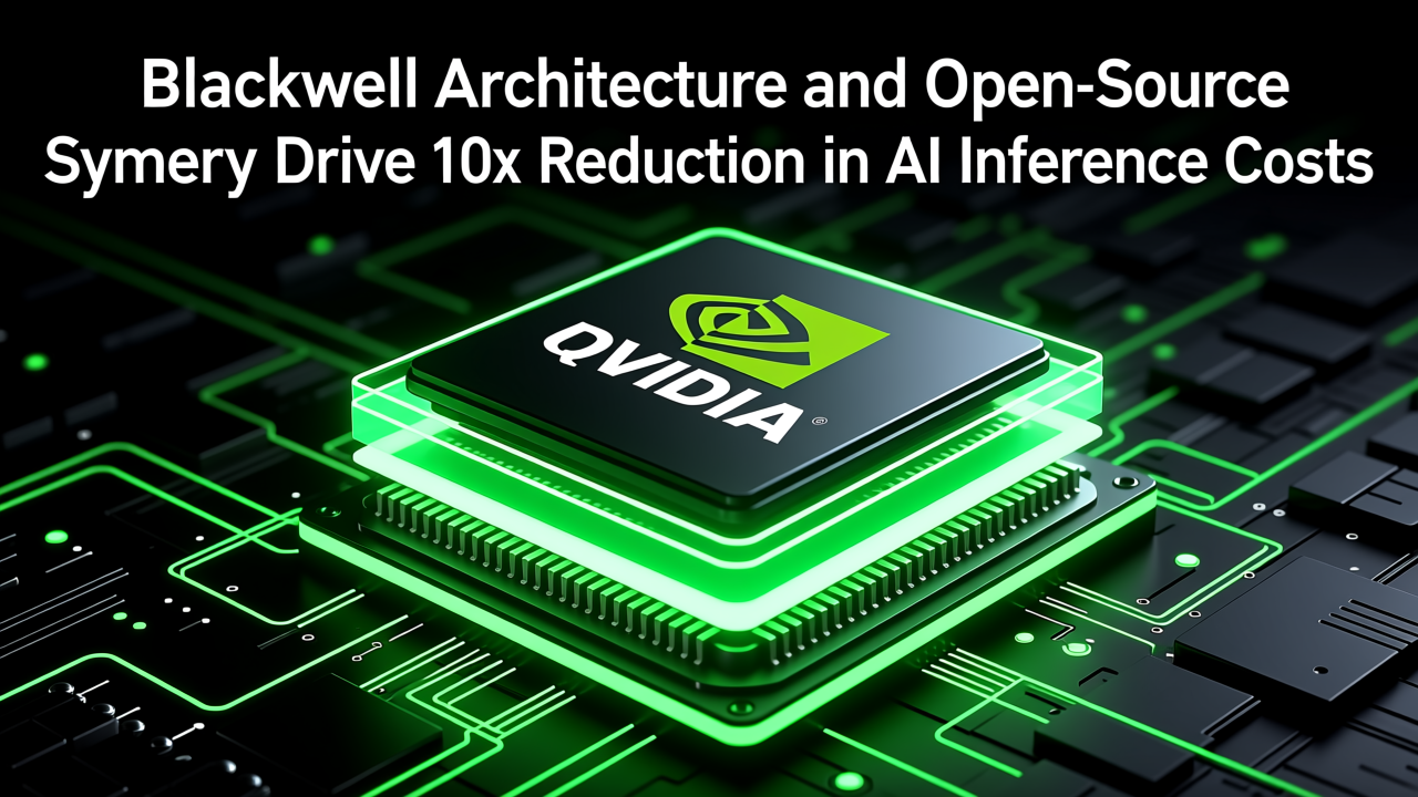 英伟达 Blackwell 架构与开源协同，推动 AI 推理成本降低 10 倍