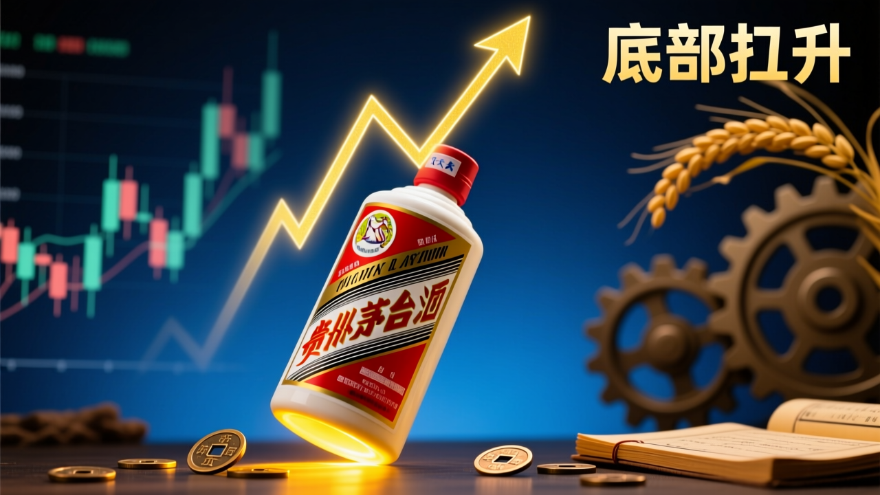 白酒一根阳线底部拉起，茅台回归C位，“老登股”的春天要来了吗？