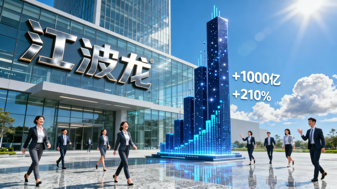 市值暴涨超1000亿！存储巨头江波龙，业绩暴增210%