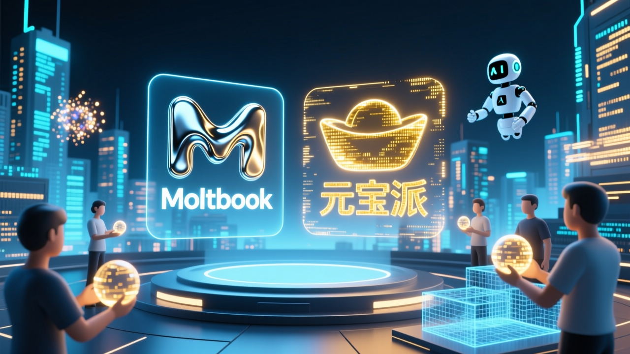 Moltbook和元宝派，两场乱中求变的AI社交实验