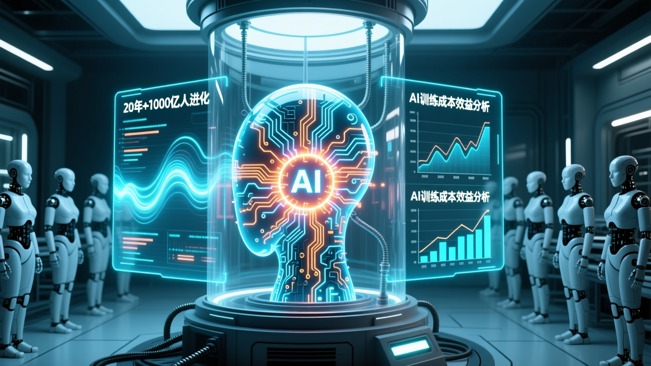 奥特曼：训练一个人需要20年+1000亿人进化，训练AI更划算